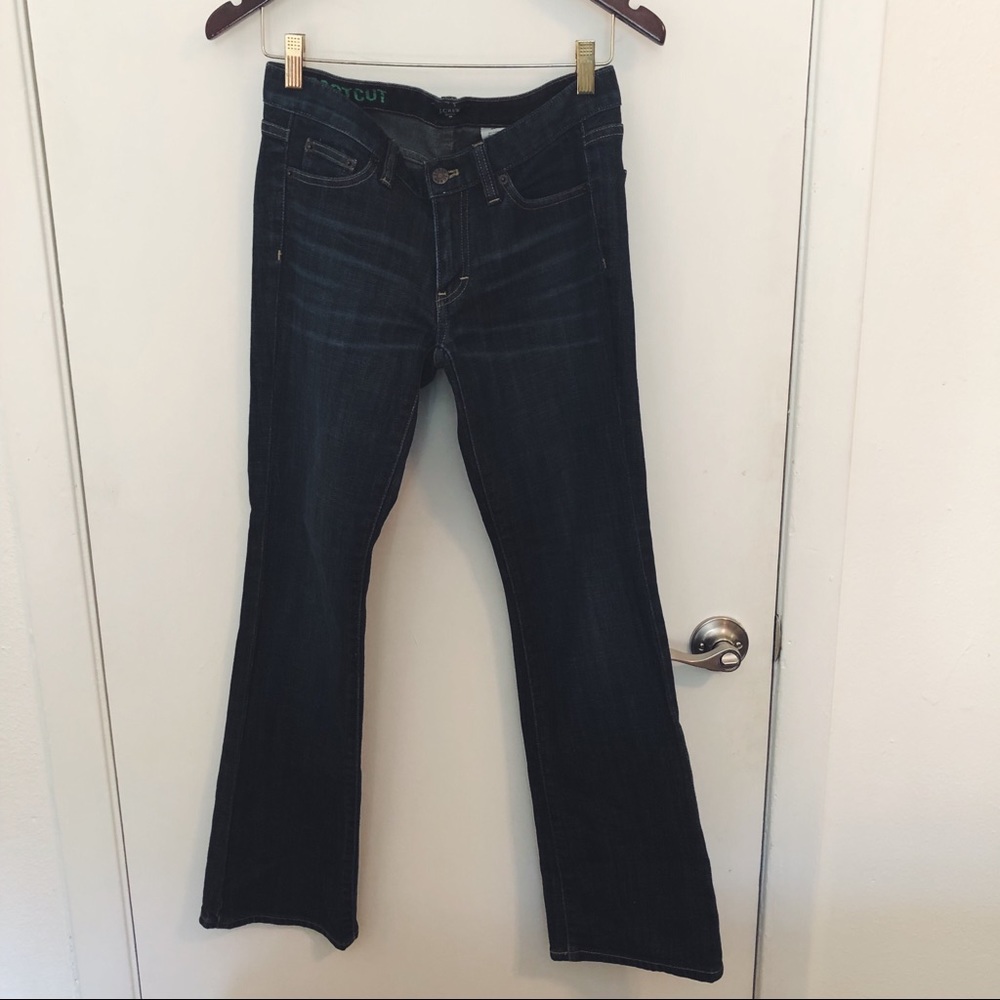 J. Crew Women’s Bootcut Blue Stretchy Jeans